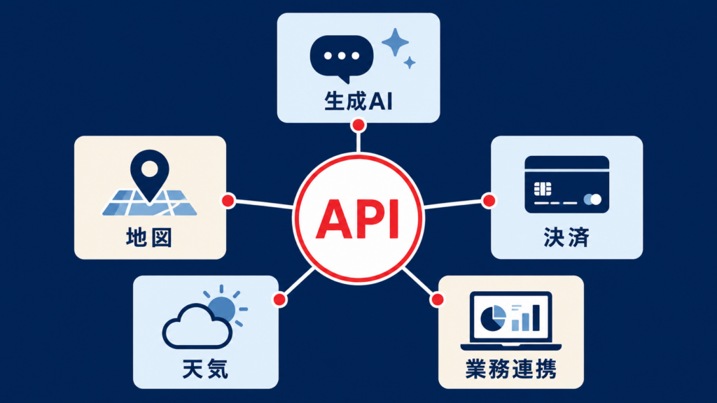APIのリクエストとレスポンスの流れ