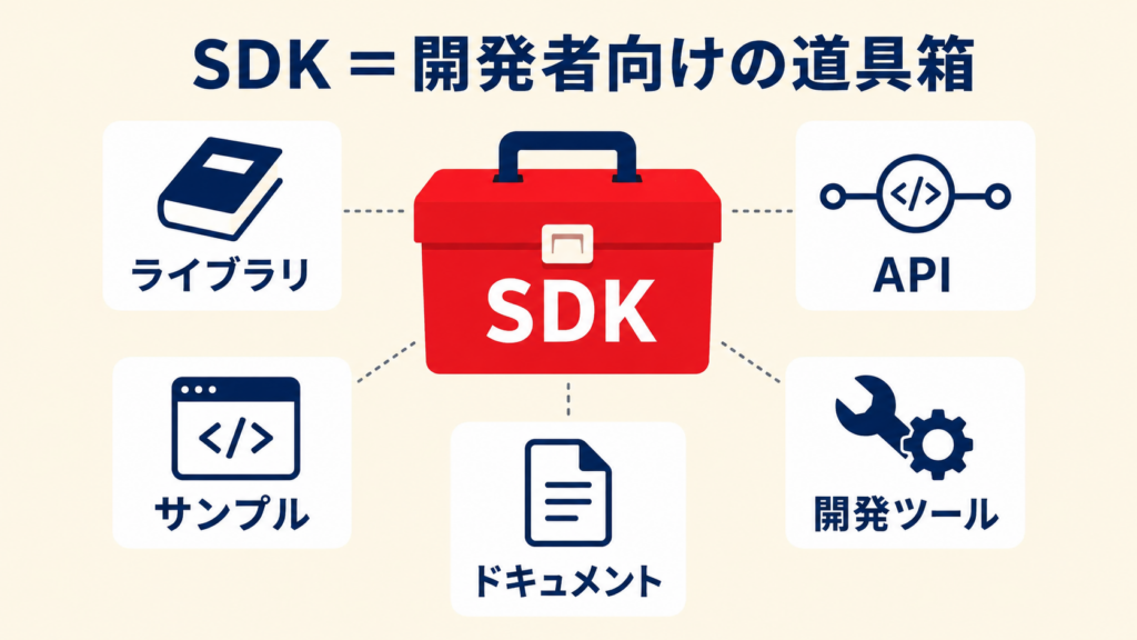 SDKに含まれる開発ツールとライブラリ