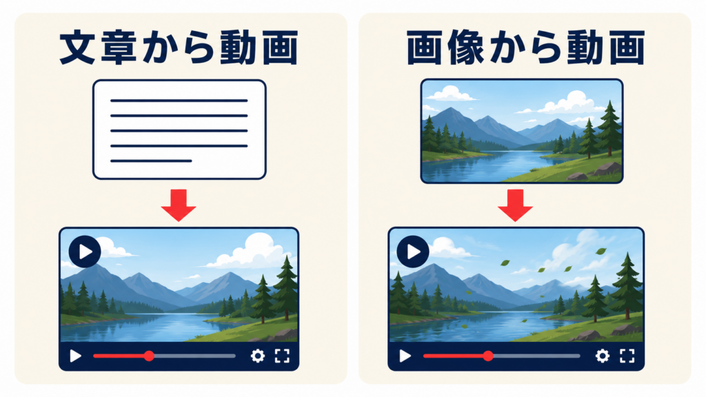 動画生成AIとは：文章や画像から動画を作る仕組み