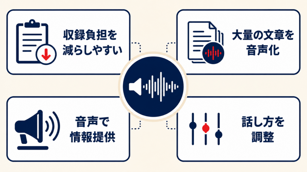 音声合成の使い方と利用時の注意点