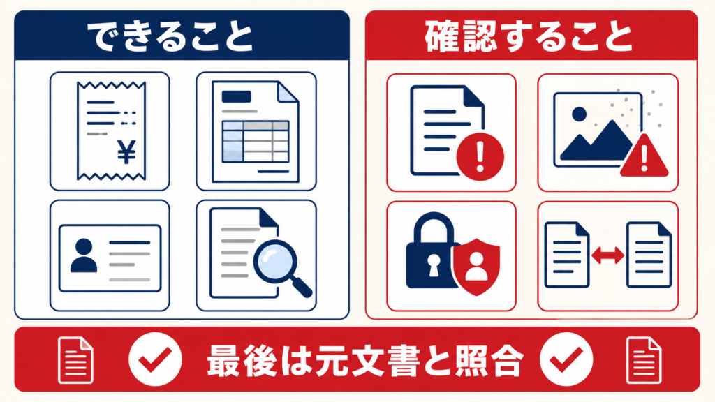 OCRとAIを組み合わせた文書処理