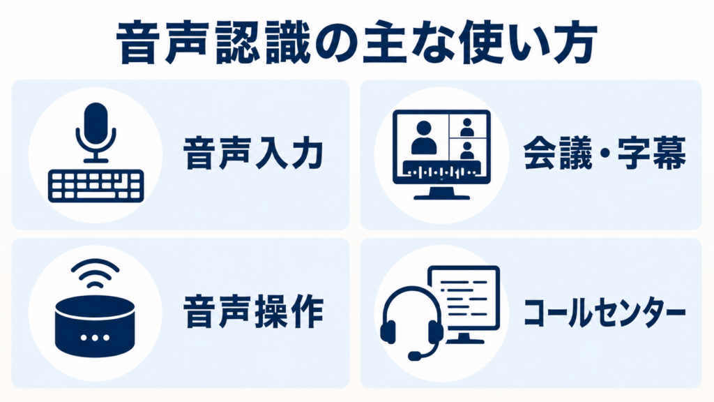 音声認識を使った文字起こしの流れ