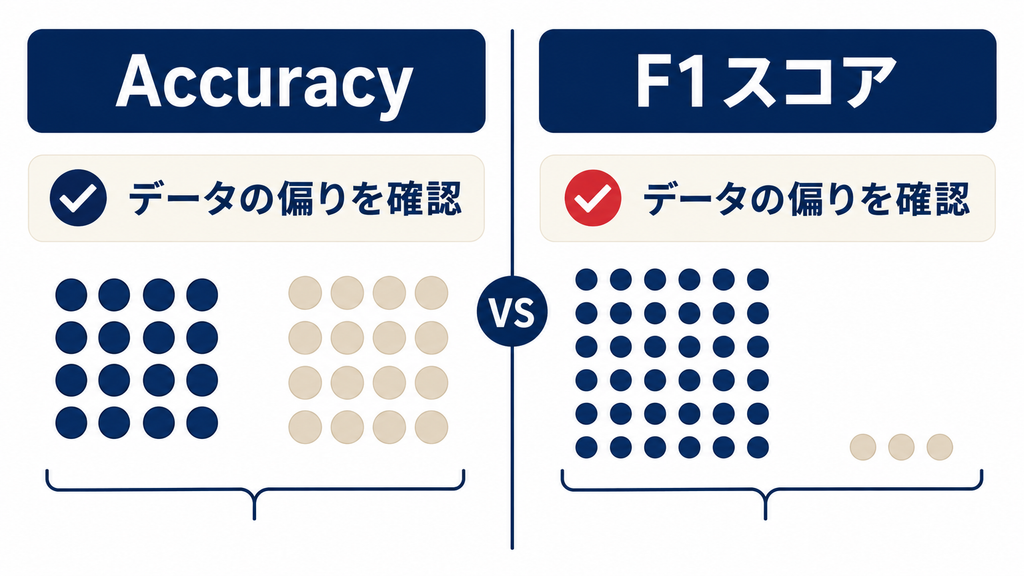 F1スコアを評価に使うときの注意点
