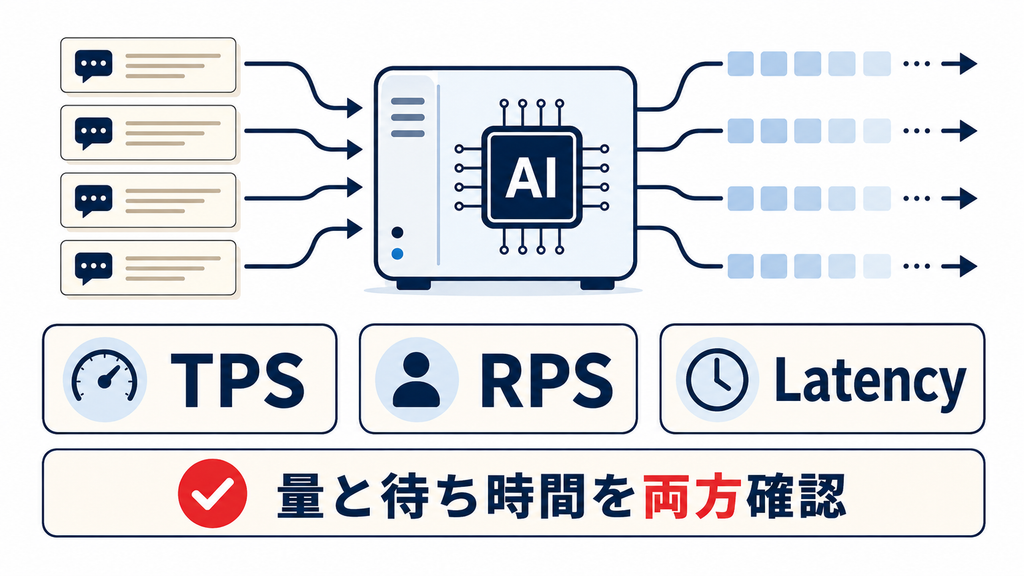 生成AIにおけるスループットとTPS・RPS