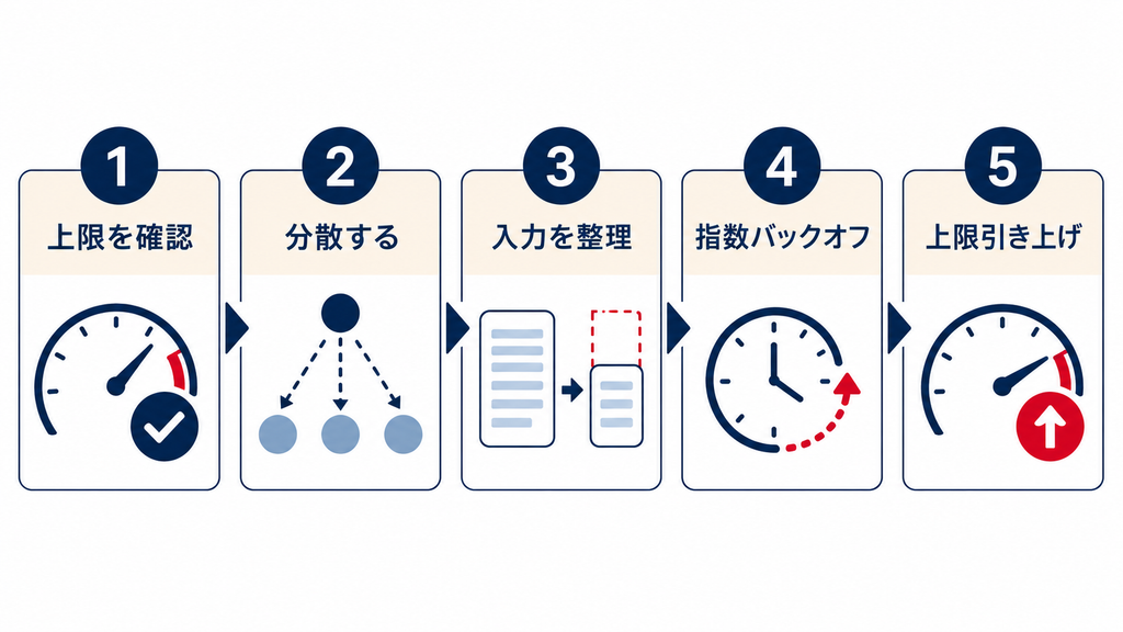 レート制限にかかった場合の対処法