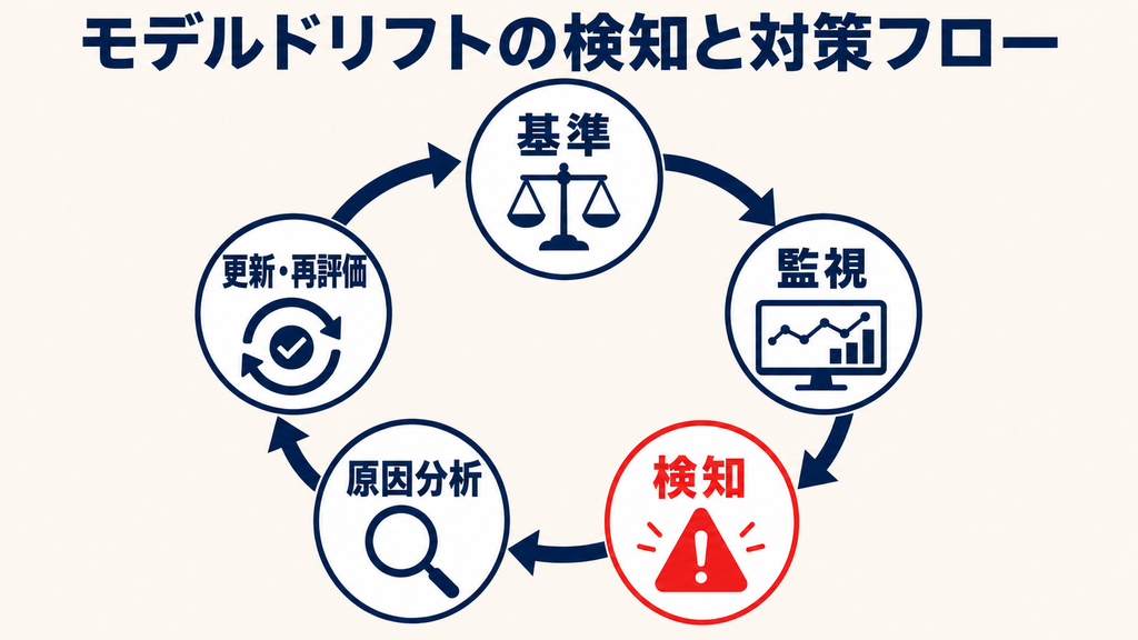 モデルドリフトを検知して対策する方法