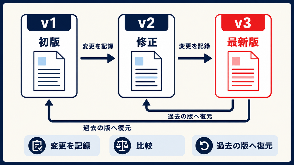 バージョン管理の意味と基本的な仕組み