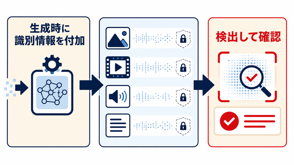 生成AIの電子透かし・SynthID・Content Credentials