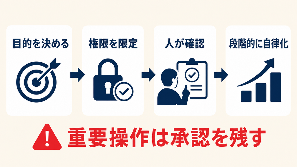自律型AIの使い方と注意点