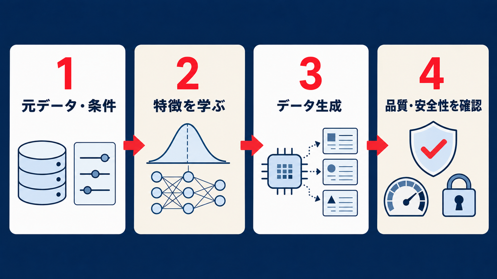 合成データの種類と生成方法