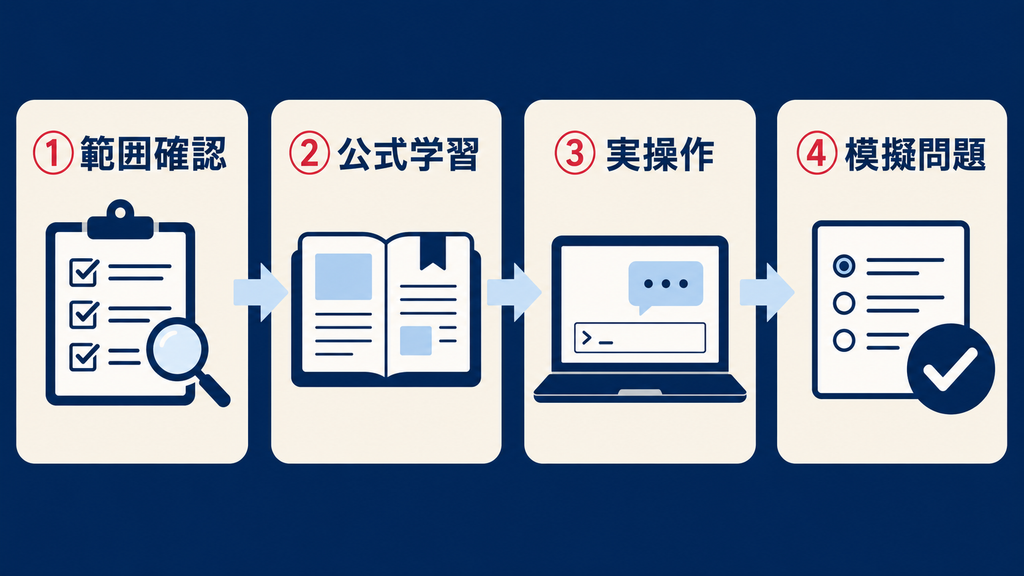 AB-730の公式教材を使った勉強方法
