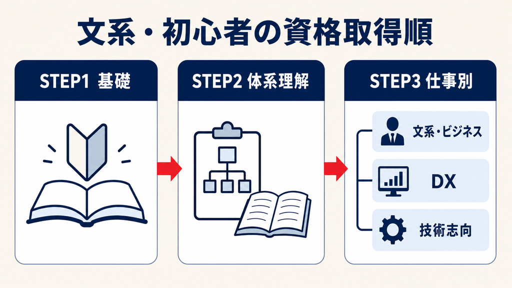 初心者向け生成AI資格の取得順