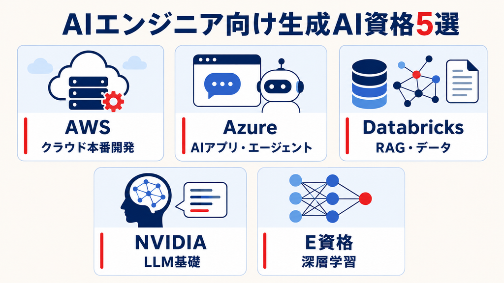 AIエンジニア向け生成AI資格5選