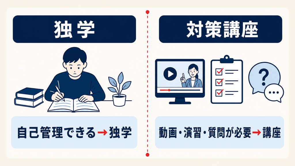 対策講座の選び方