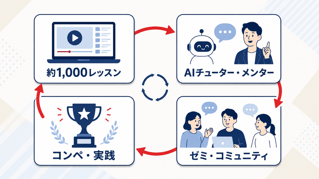 DMM 生成AI CAMPの学習内容と実践機会