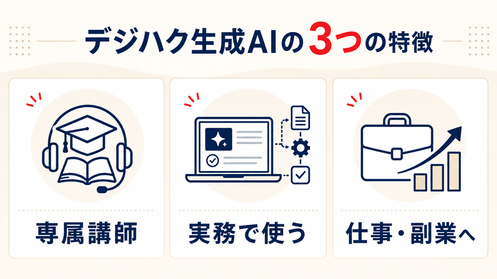デジハク生成AIの口コミ・評判