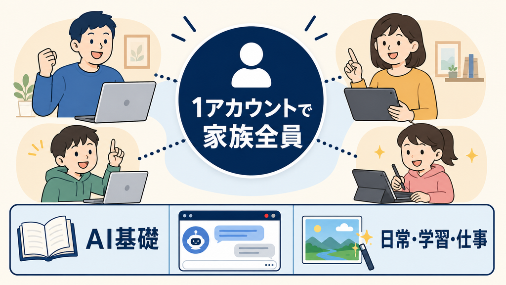 家族でスタートAIの料金・無料体験・家族利用の基本情報