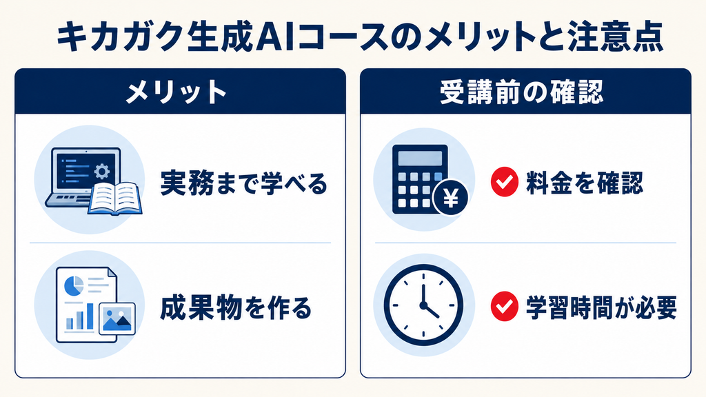 キカガク生成AIビジネス実践コースの料金と給付金