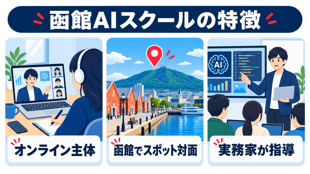 函館AIスクールの評判・口コミと講師