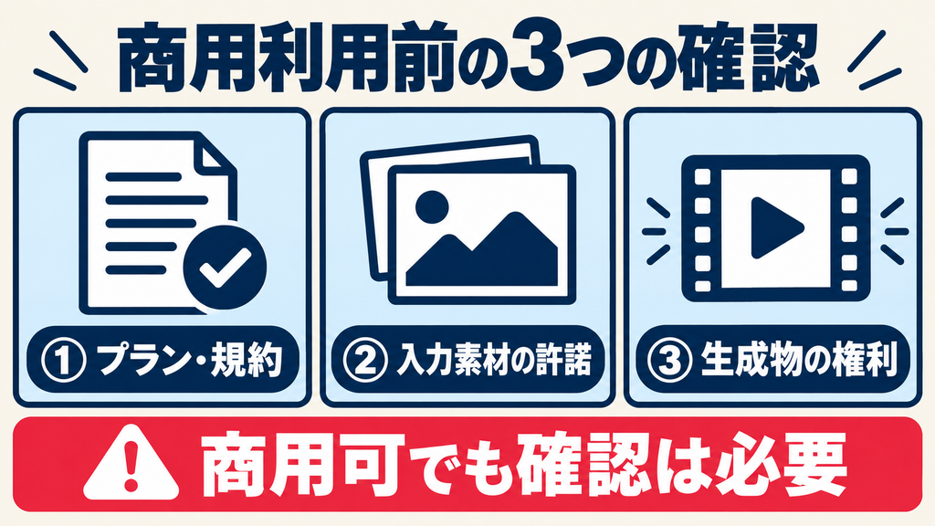 DeeVid AIの商用利用前に確認するプラン・規約、入力素材の許諾、生成物の権利
