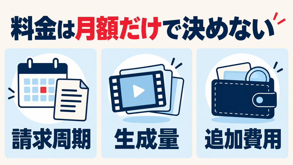 Steve AIの料金で確認する請求周期・生成量・追加費用