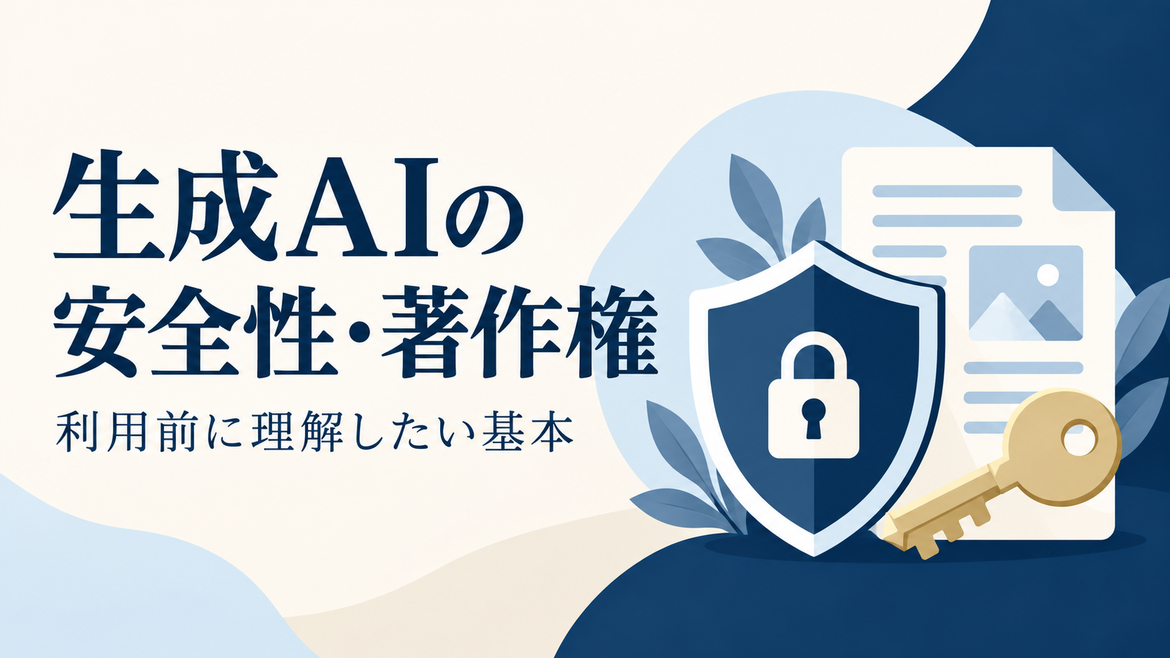 生成AIの安全性・著作権に関する用語集｜利用前に理解したい基本